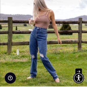 Kittenish jeans brand new never worn